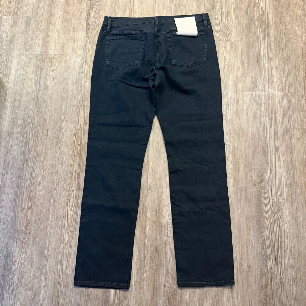 Frame Mens 36 L'Homme Slim Dark Wash Navy Jeans